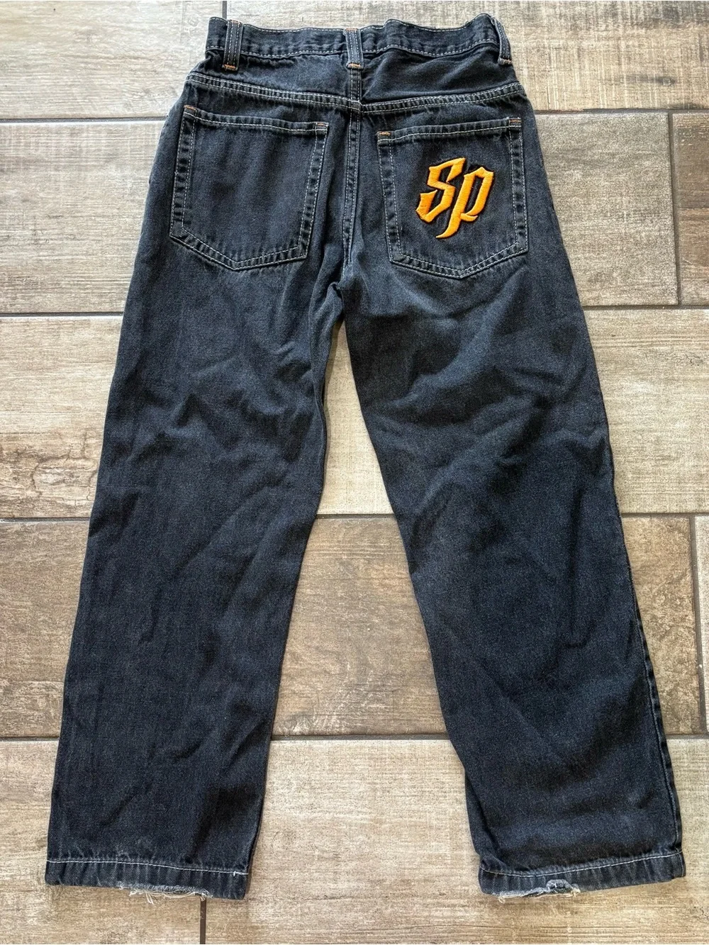 Vintage Y2K Southpole Denim Jeans Boys Youth 10 Baggy Dark Wash